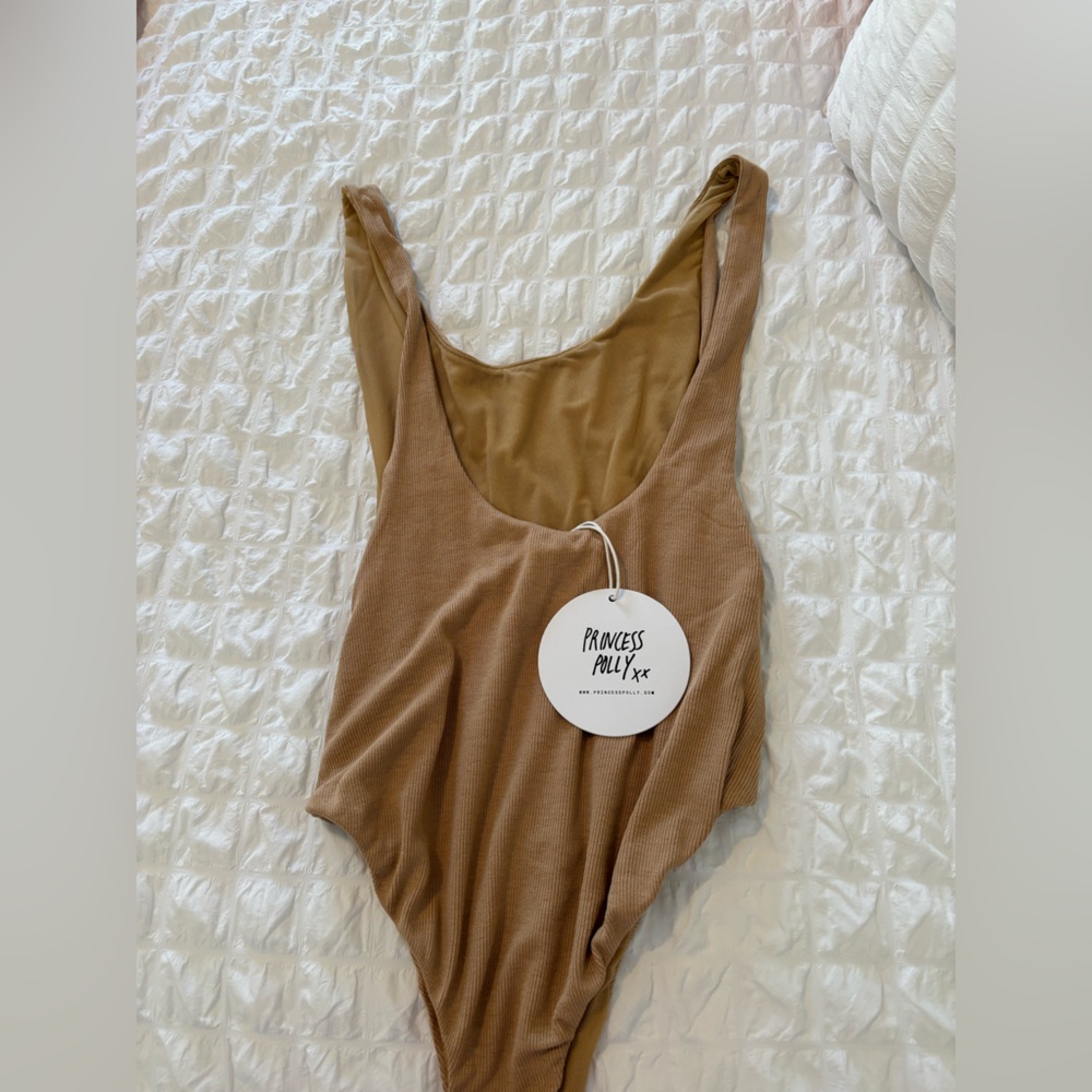 princess polly tan low back body suit